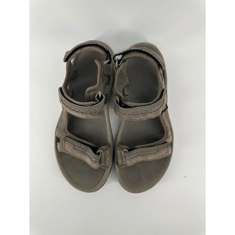 Teva Mens Hudson Brown Suede‎ Adjustable Sport Hiking Sandals 1002433 Size 10